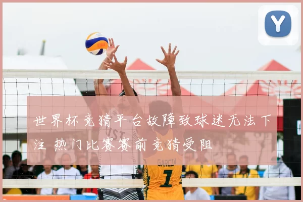 世界杯竞猜平台故障致球迷无法下注 热门比赛赛前竞猜受阻